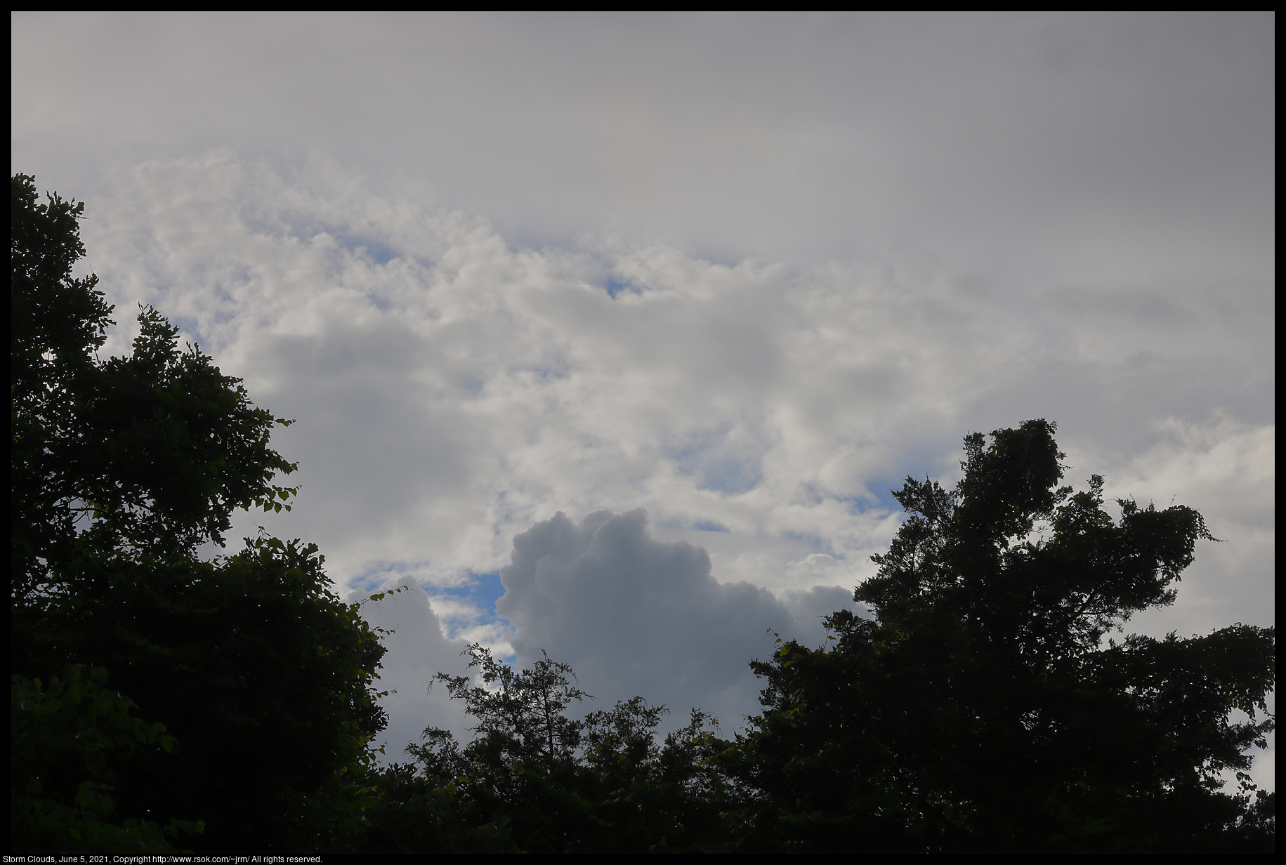 Storm Clouds in Norman, Oklahoma on June 5, 2021